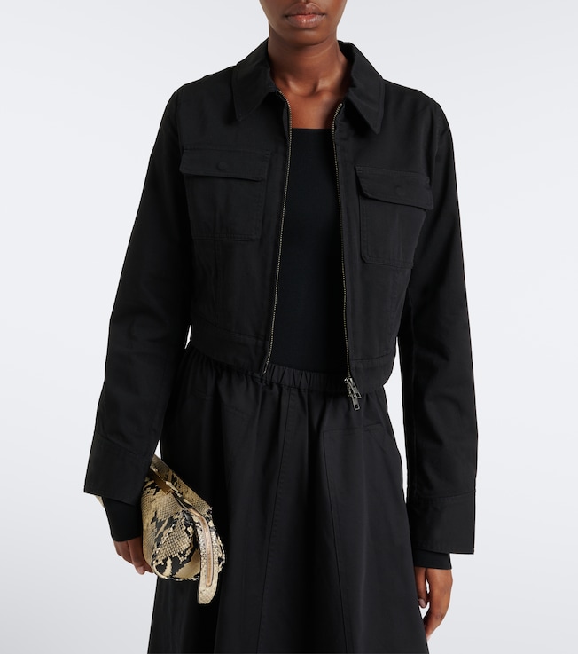 Vince Cropped cotton jacket