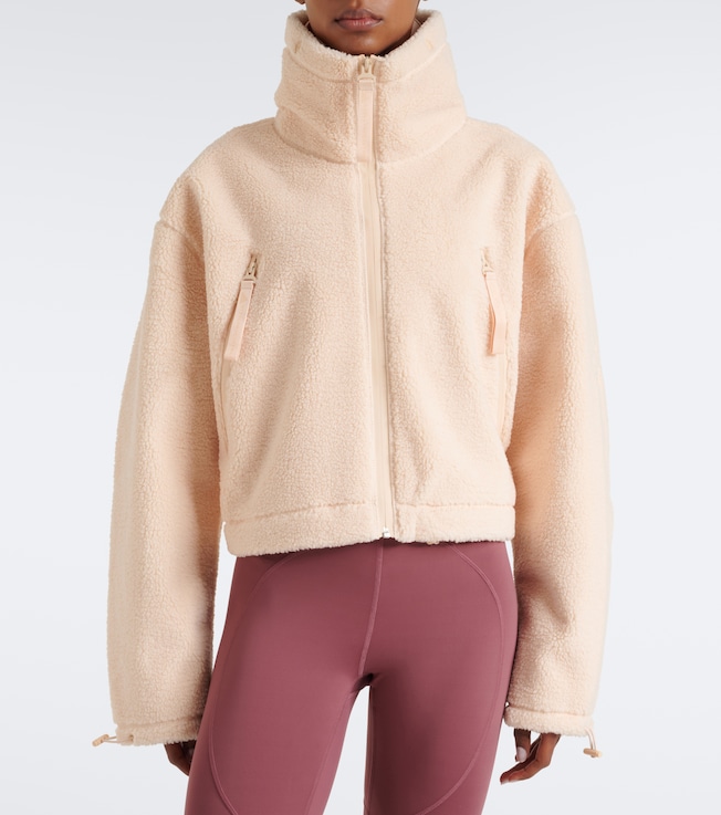 adidas by Stella McCartney Hooded teddy jacket