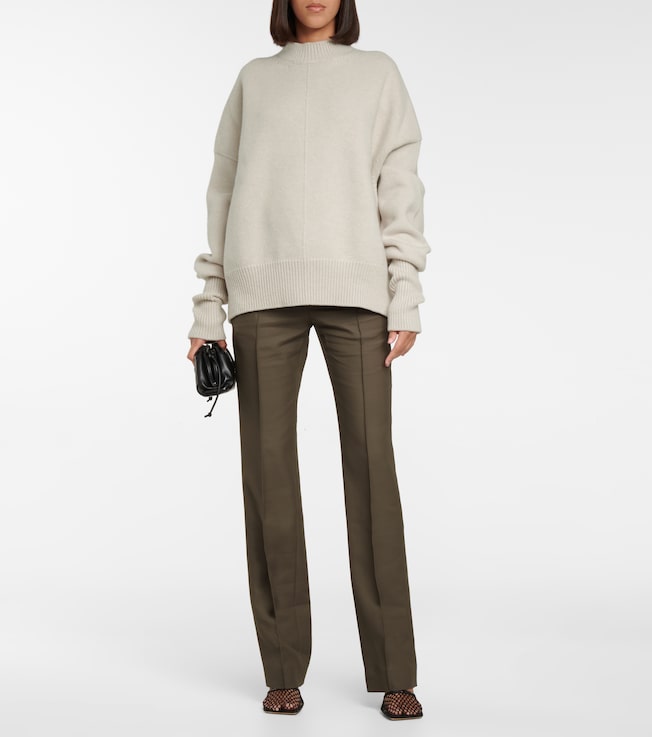 PETER DO Wool-blend straight pants