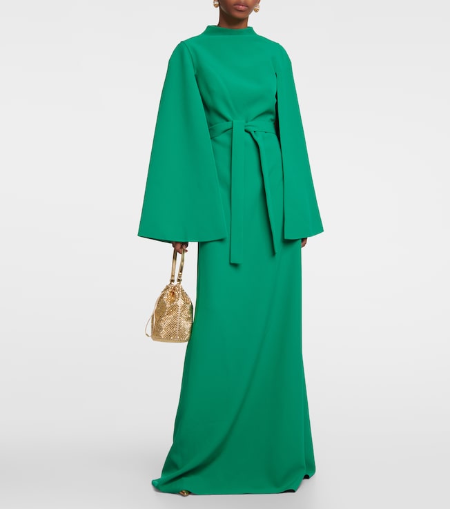 Safiyaa Crêpe maxi dress