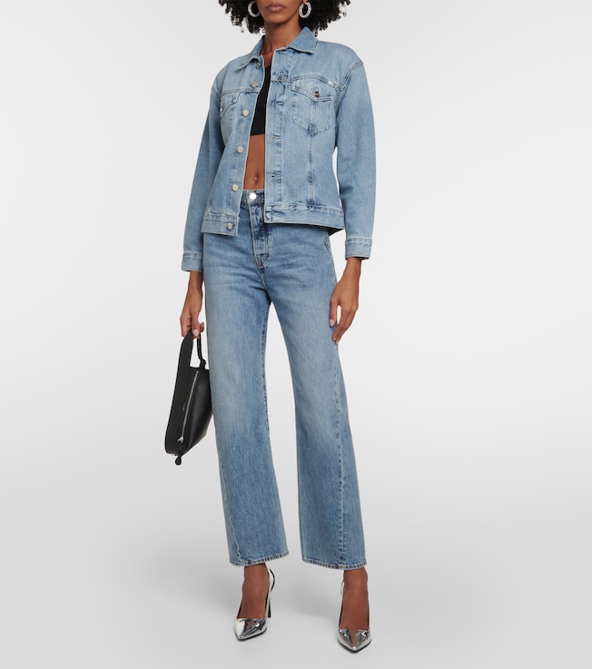 AG Jeans x EmRata Miranda cotton-blend crop top