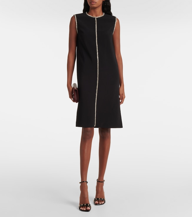 Sportmax Earry embellished cady minidress