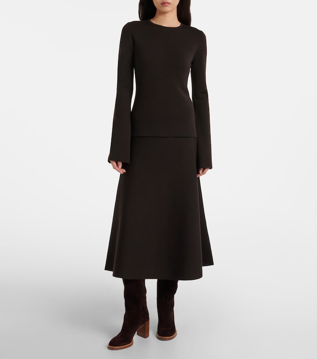 Gabriela Hearst Wool, silk, and cashmere top