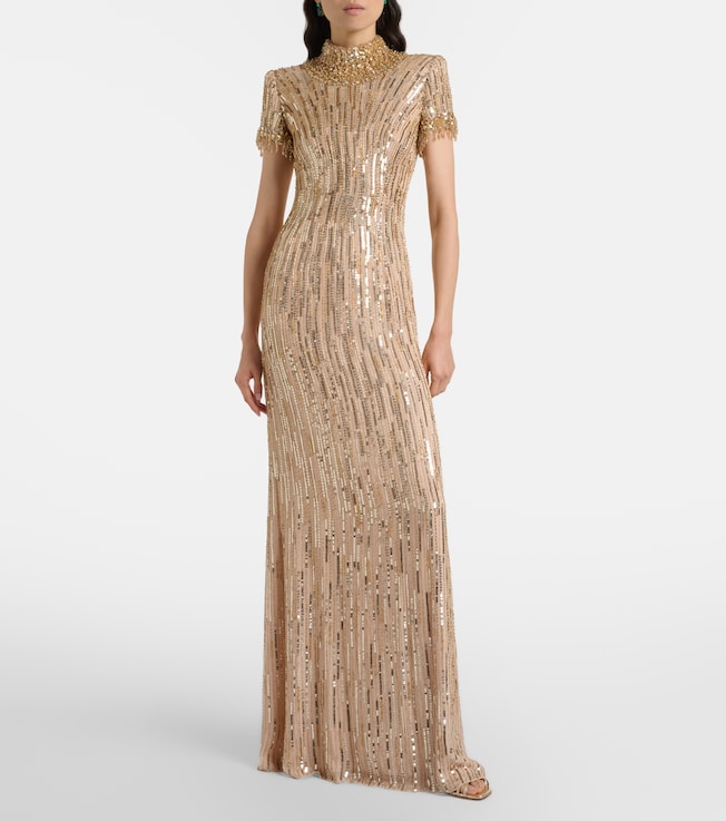 Jenny Packham Madelaine embellished gown