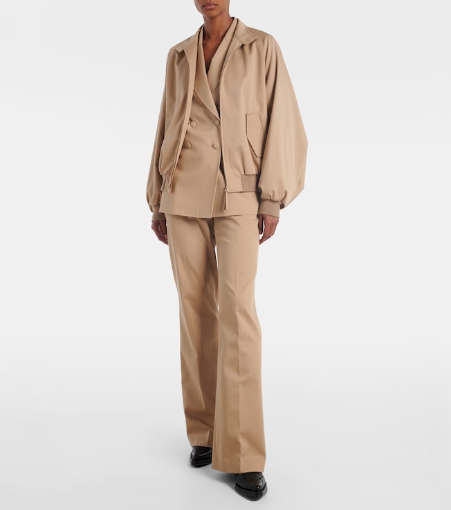 Gabriela Hearst Wynne cotton bomber jacket