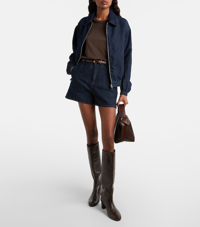 7 For All Mankind Denim bomber jacket