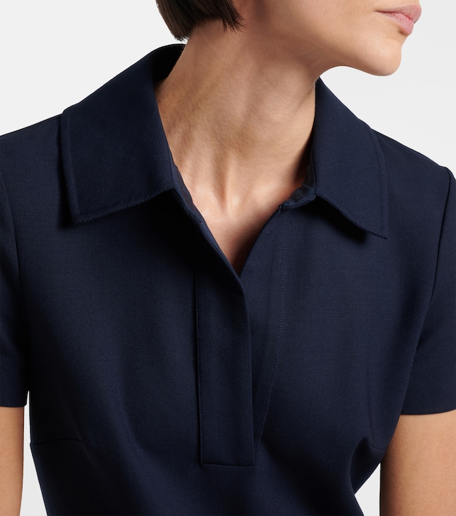 Oscar de la Renta Oscar de la Renta Belted wool-blend midi dress