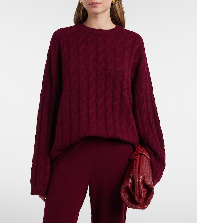 LISA YANG Lisa Yang Seymour cable-knit cashmere sweater