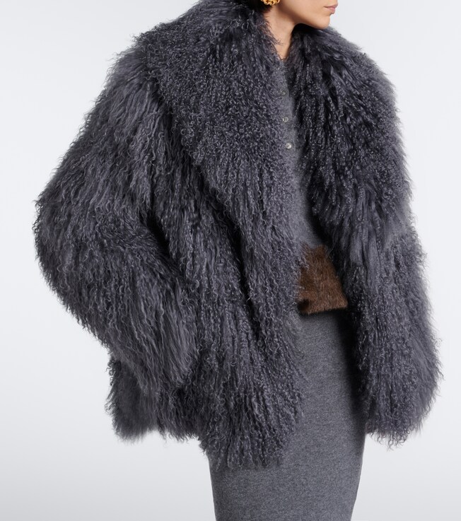 Yves Salomon Oversized shearling jacket