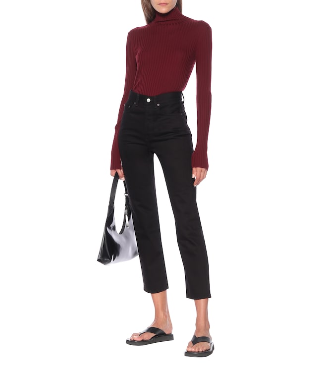 Plan C Wool turtleneck sweater