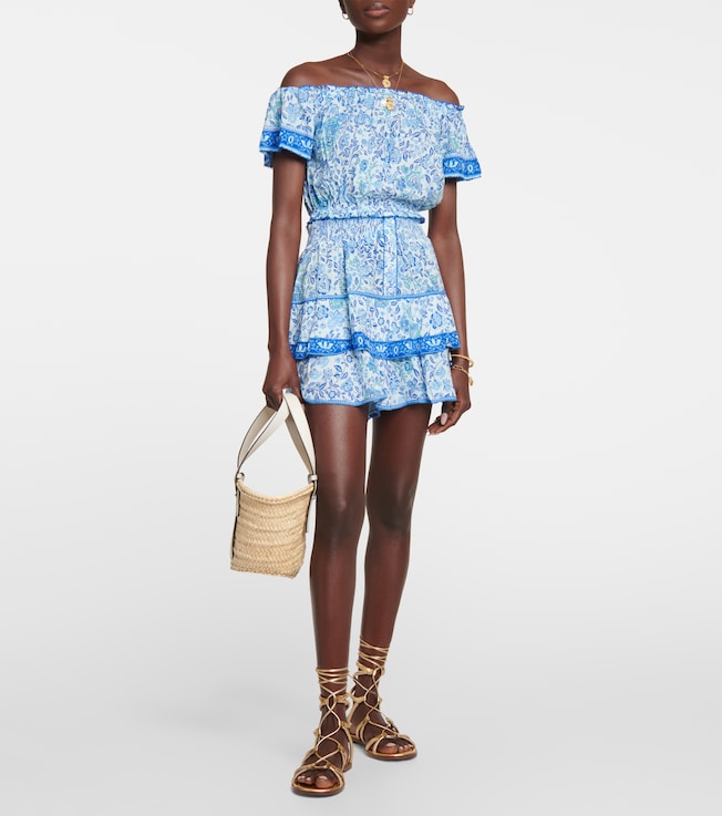 Poupette St Barth Camila printed top