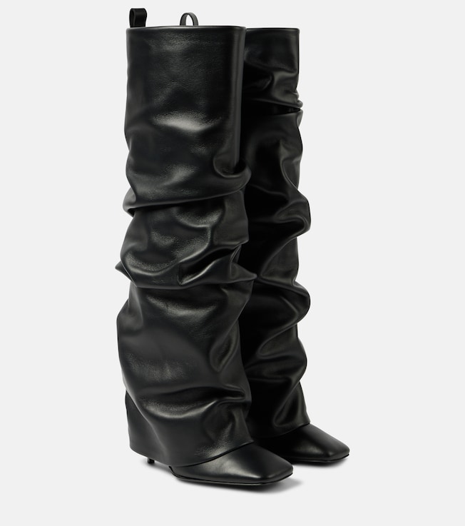 THE ATTICO Rea leather knee-high boots