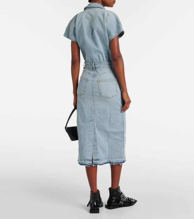 GANNI Ganni Denim midi dress