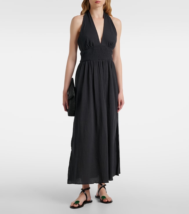 Heidi Klein Salis shirred cotton maxi dress