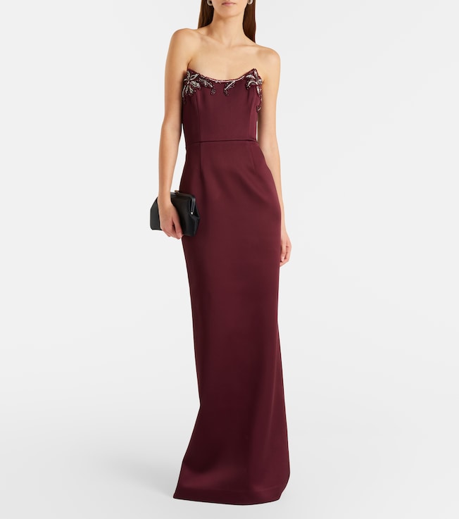 Rebecca Vallance Alora embellished corset gown
