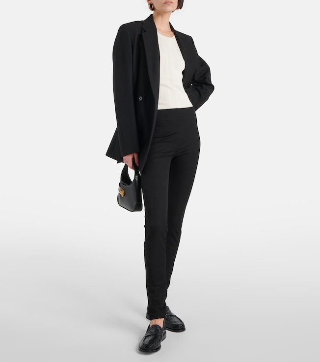 JOSEPH High-rise stretch-gabardine leggings