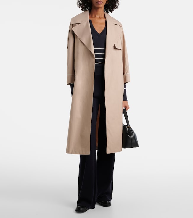 Max Mara Oversized twill trench coat