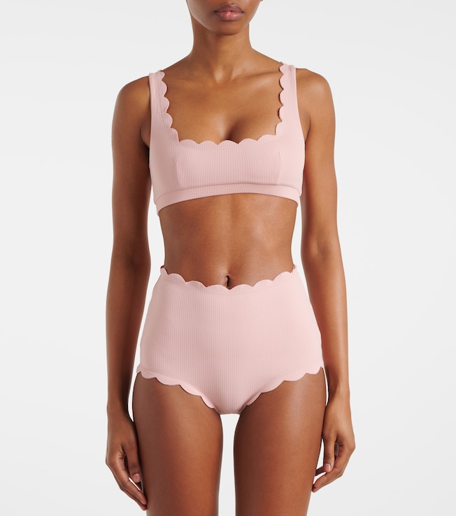 Marysia Santa Monica scalloped bikini bottoms