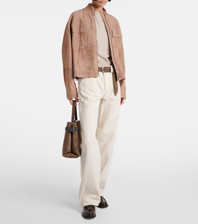 Brunello Cucinelli Leather jacket
