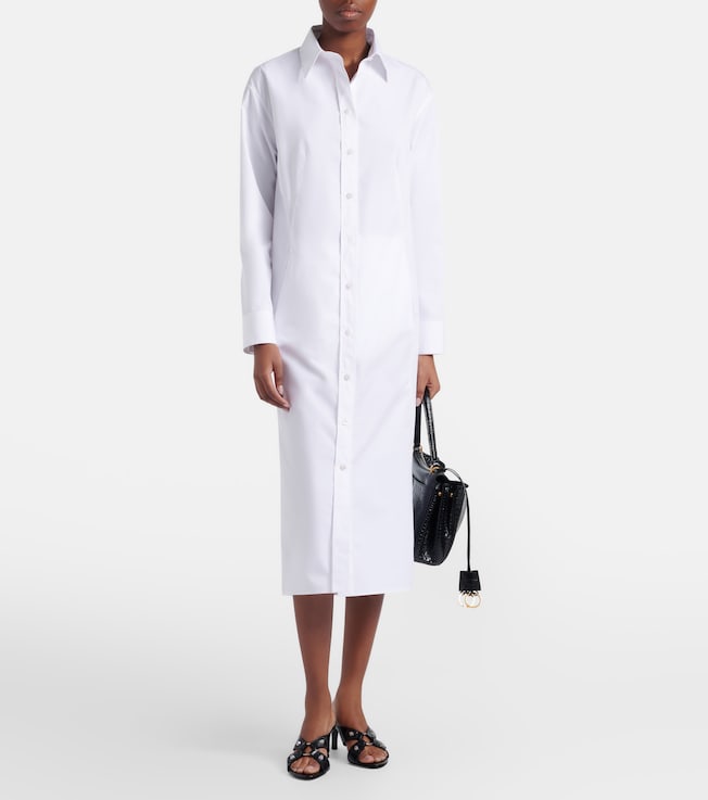 Balenciaga Cotton poplin shirt dress