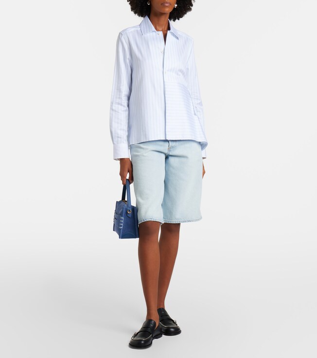 Agolde Ramona denim Bermuda shorts