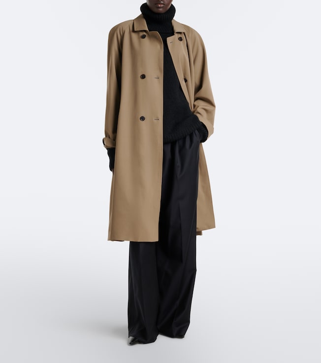 The Row Emma double-breasted wool coat