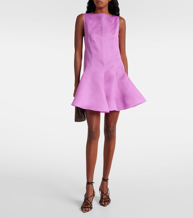 KHAITE Mags silk minidress
