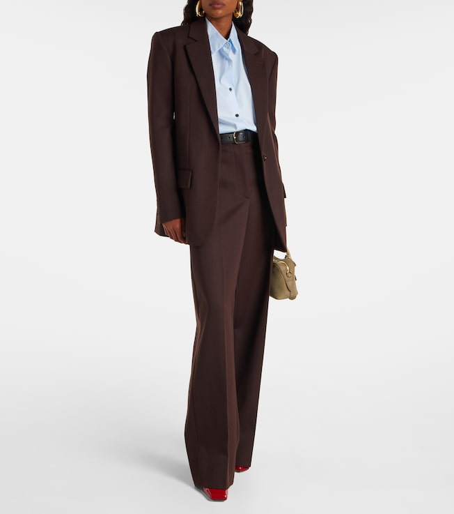 Stella McCartney Single-breasted virgin wool blazer