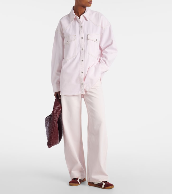 Agolde Lotta denim overshirt