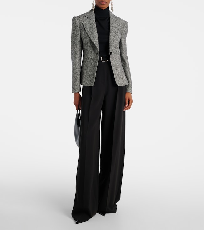 Max Mara Salmone wool and silk blazer