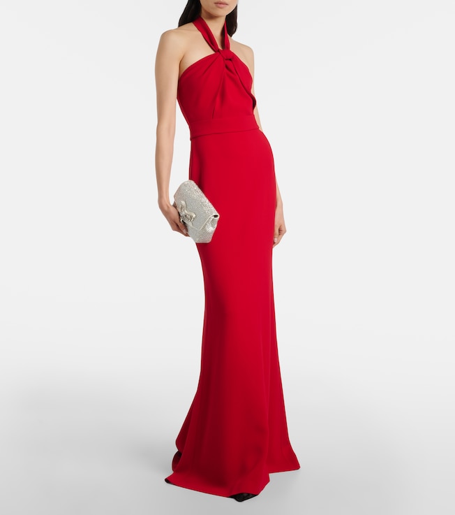 Elie Saab Draped halterneck gown