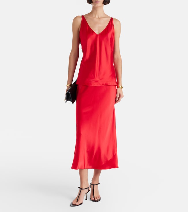 Dorothee Schumacher Sense Of Shine silk-blend satin camisole