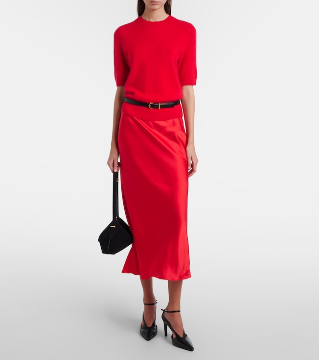Dorothee Schumacher Fluffy Statements wool and cashmere top