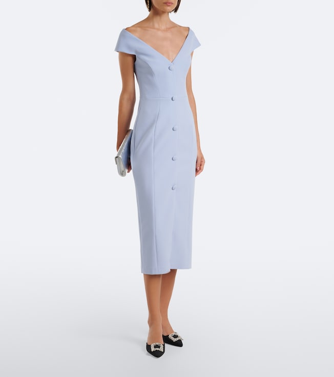 Safiyaa Safiyaa Klea crêpe cocktail dress