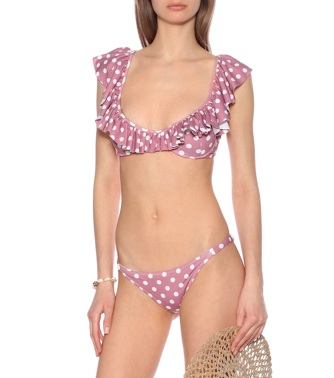 Caroline Constas Polka-dot bikini bottoms