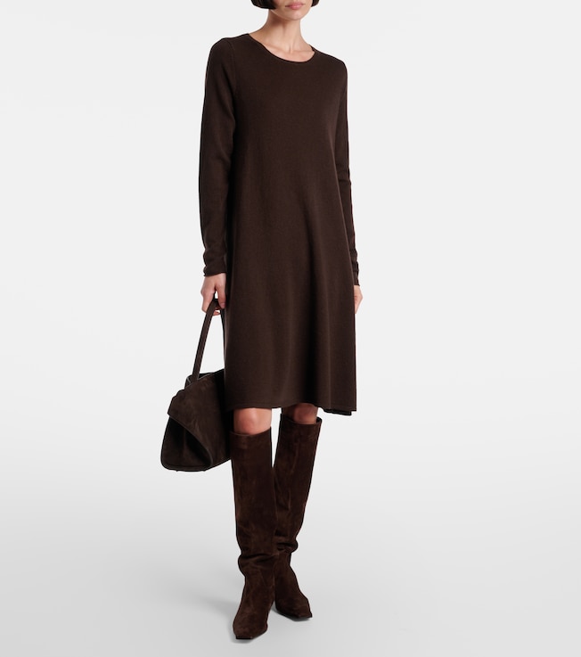 Jardin des Orangers Wool and cashmere midi dress