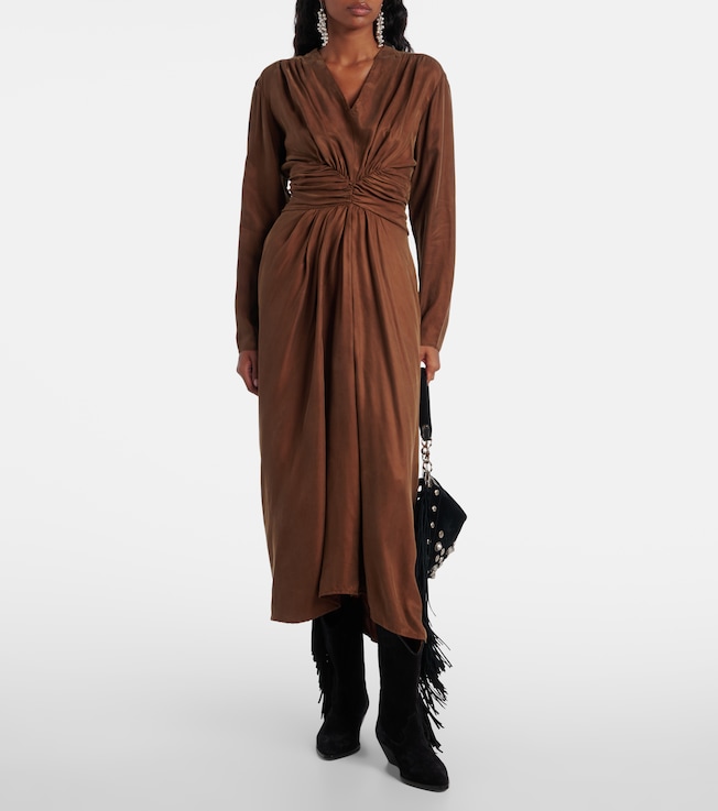 Marant Étoile Marant Etoile Draped midi dress