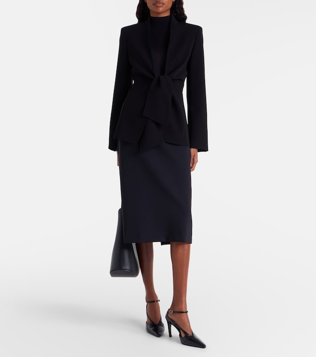 Wolford Midnight Grace high-rise jersey pencil skirt