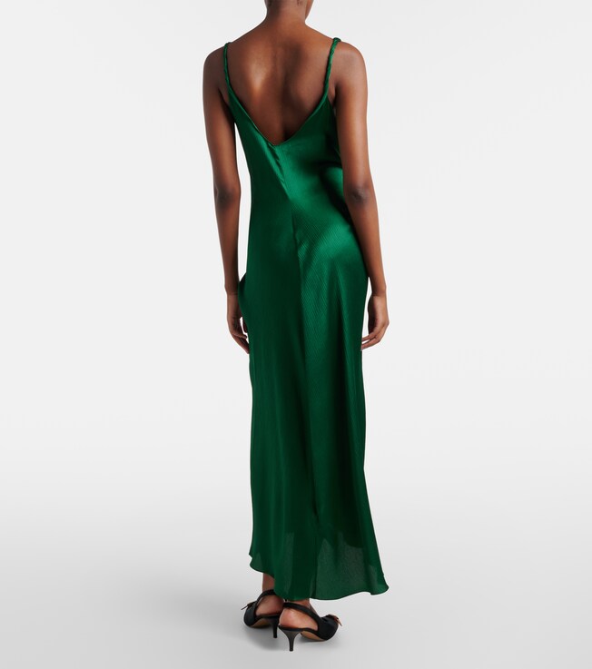 Jw Anderson JW Anderson Gathered silk satin midi dress