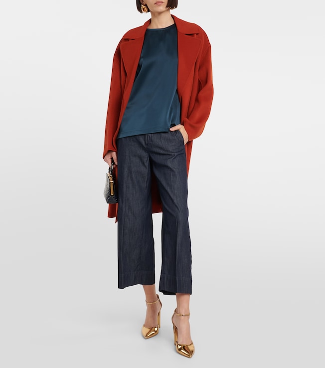 S Max Mara Rebecca satin top