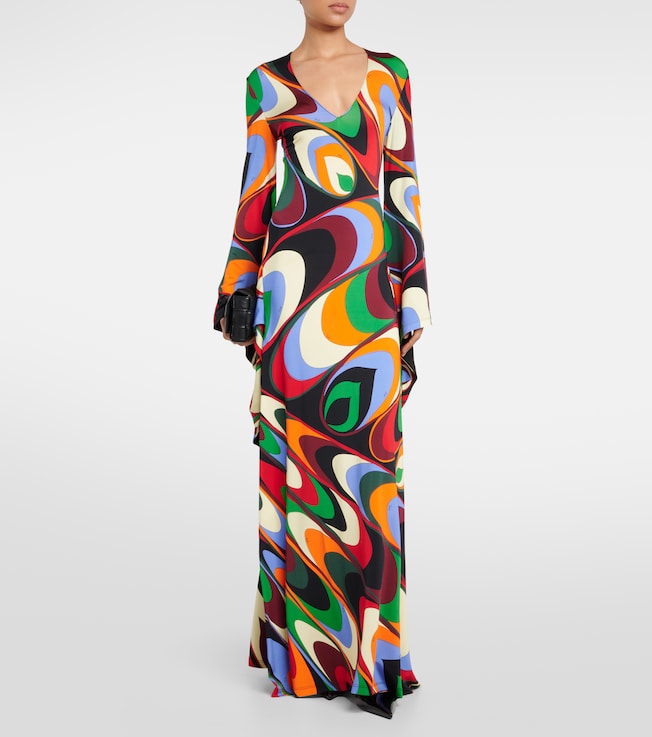 Pucci Onde jersey gown