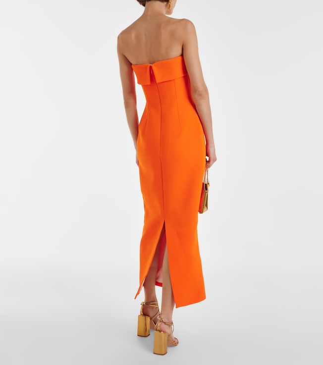 Emilia Wickstead Emilia Wickstead Keeley strapless crêpe midi dress