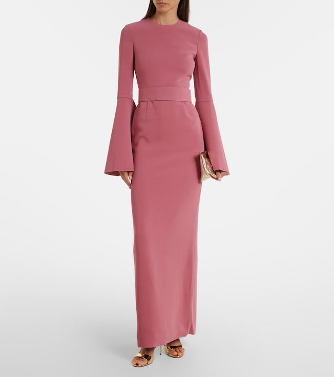 Solace London Theia belted gown