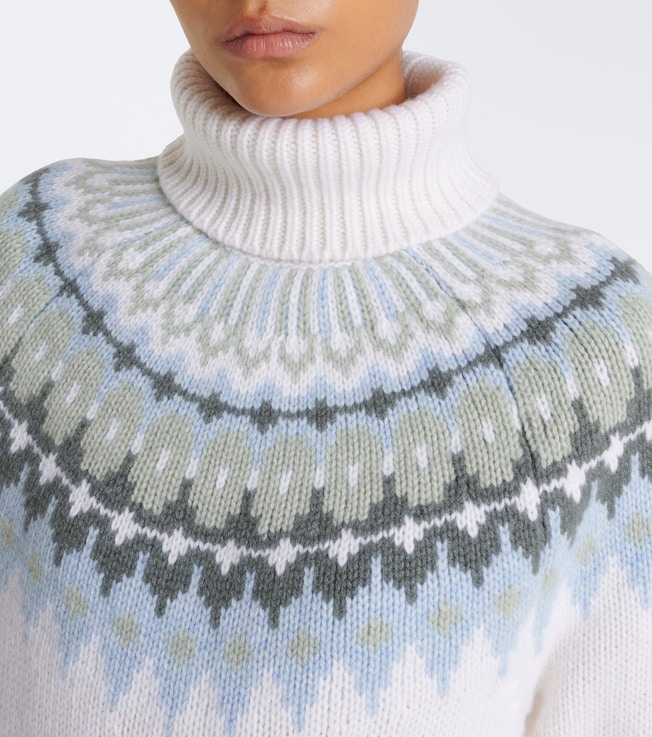 BOGNER Bogner Ingrid Fair Isle cashmere sweater
