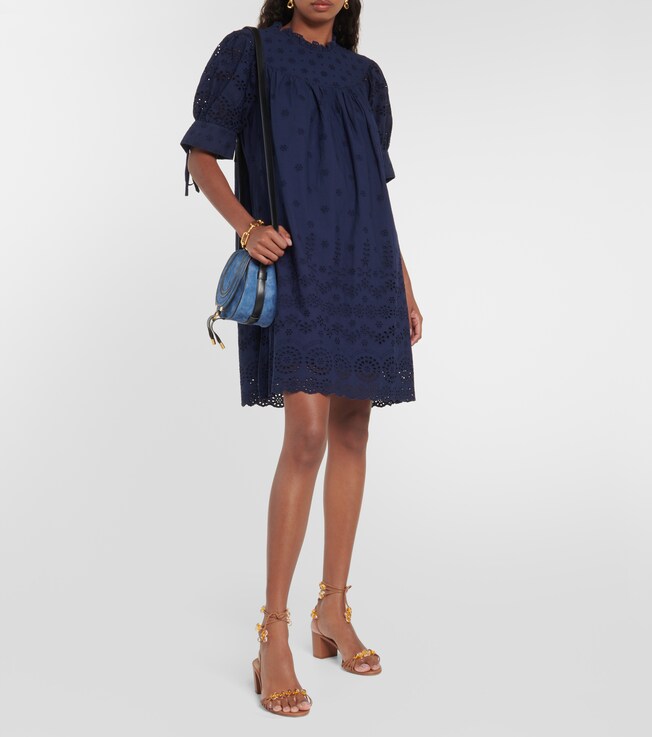 Polo Ralph Lauren Broderie anglaise cotton minidress