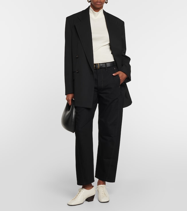 Lemaire Mid-rise slim-straight jeans
