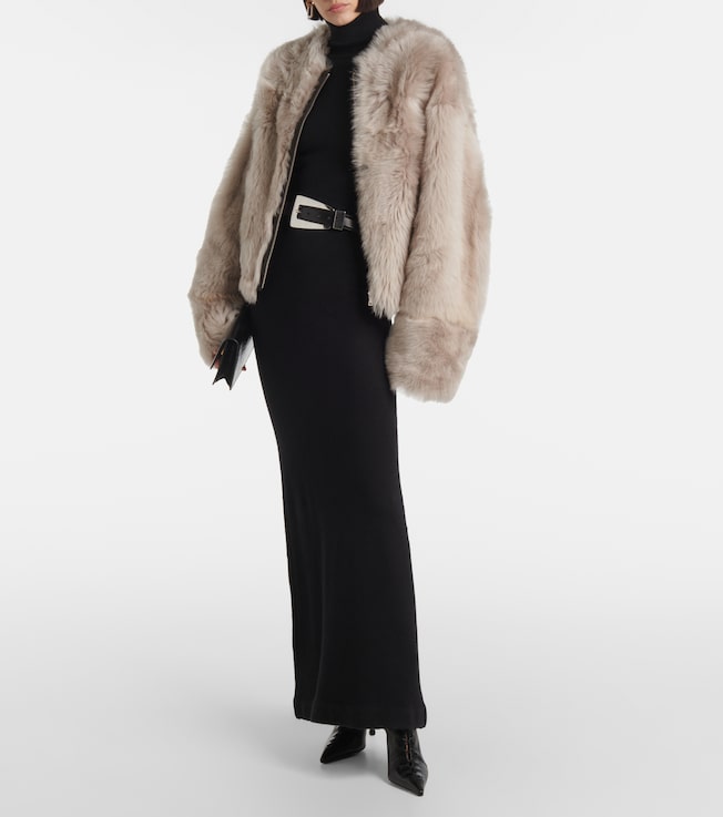 NOUR HAMMOUR Dianne shearling jacket