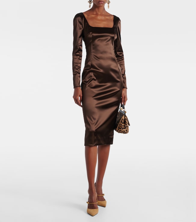 Dolce&Gabbana Satin midi dress
