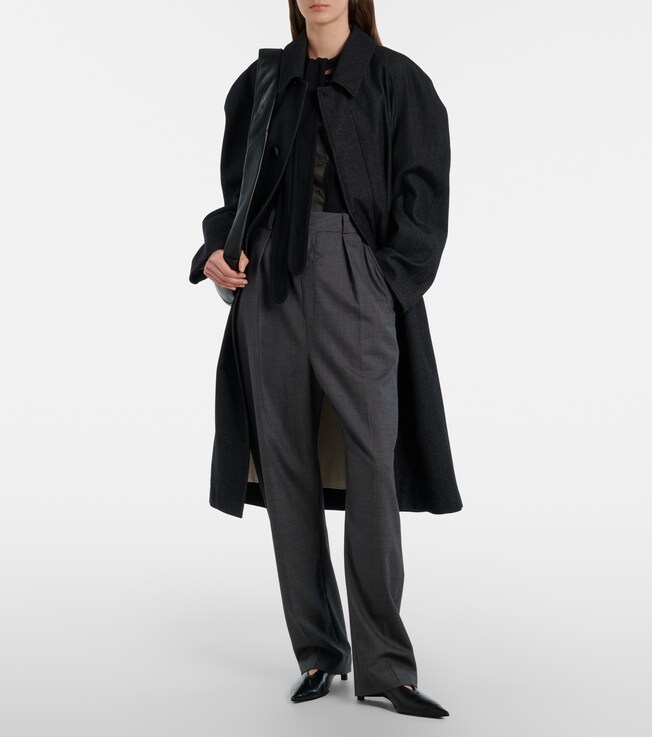 Lemaire Asymmetric cotton and linen top