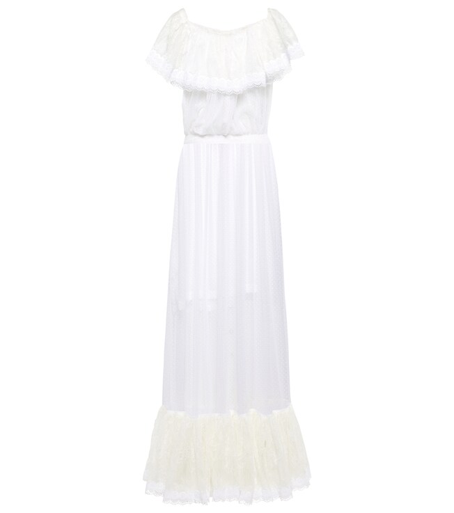Rabanne Off-shoulder maxi dress